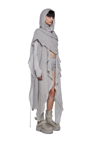 Tempo Unisex Hooded Wrap Cardigan