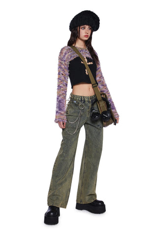 Candy Confetti Knit Shrug