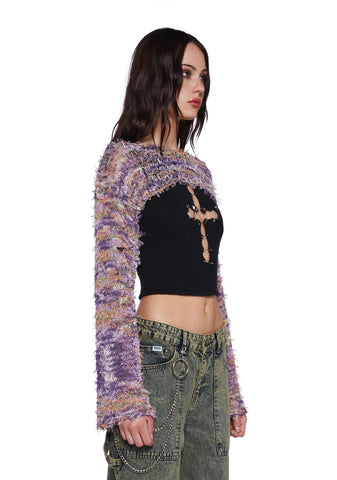 Candy Confetti Knit Shrug