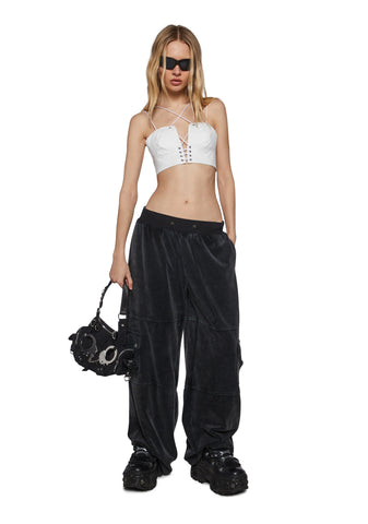 Replay Strappy Bustier Bra - White