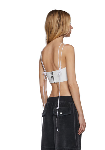 Replay Strappy Bustier Bra - White