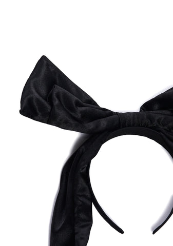 Bad Doll Behavior Bow Headband