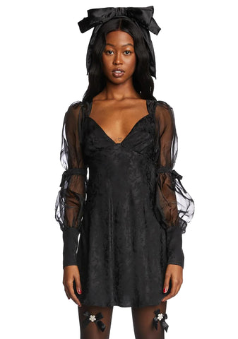 Bad Doll Behavior Bow Headband