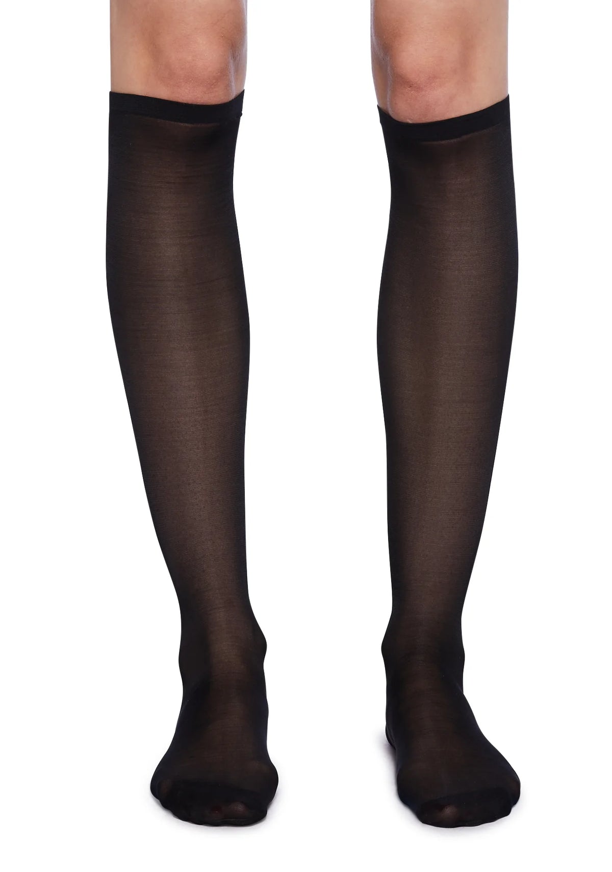 Knotted Wonders Sheer Knee High Socks