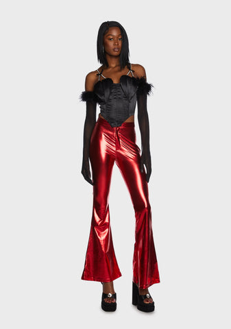 Fire Think Quick Vegan Leather Pants