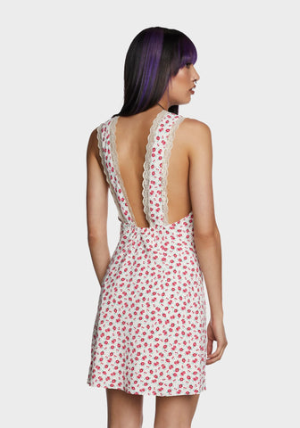 Sunlit Moments Mini Dress - White