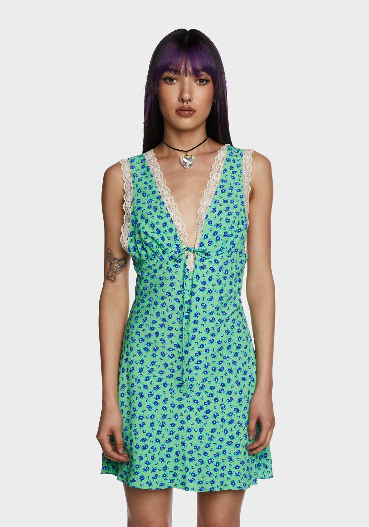 Sunlit Moments Mini Dress - Green