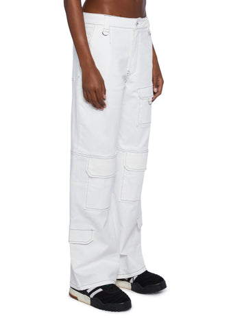 Fargo Denim Jeans - White