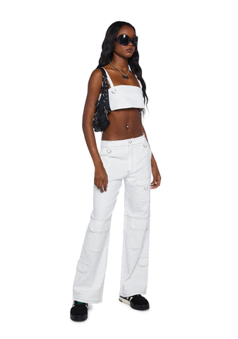 Fargo Denim Jeans - White