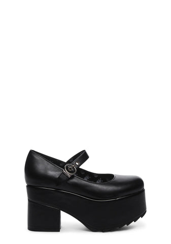 Matte Secret Garden Mary Janes