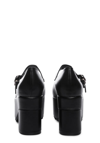 Matte Secret Garden Mary Janes