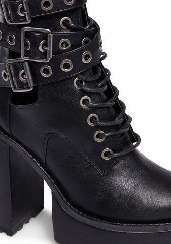 Last Respects Platform Boots
