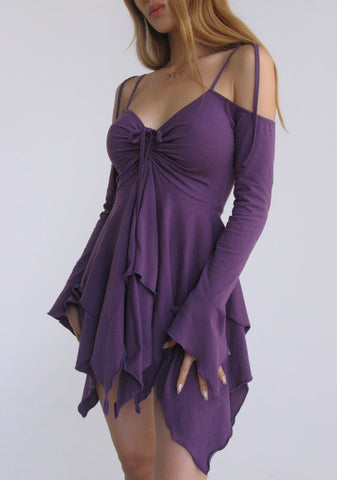F is For Fairies Handkerchief Dress - Violet