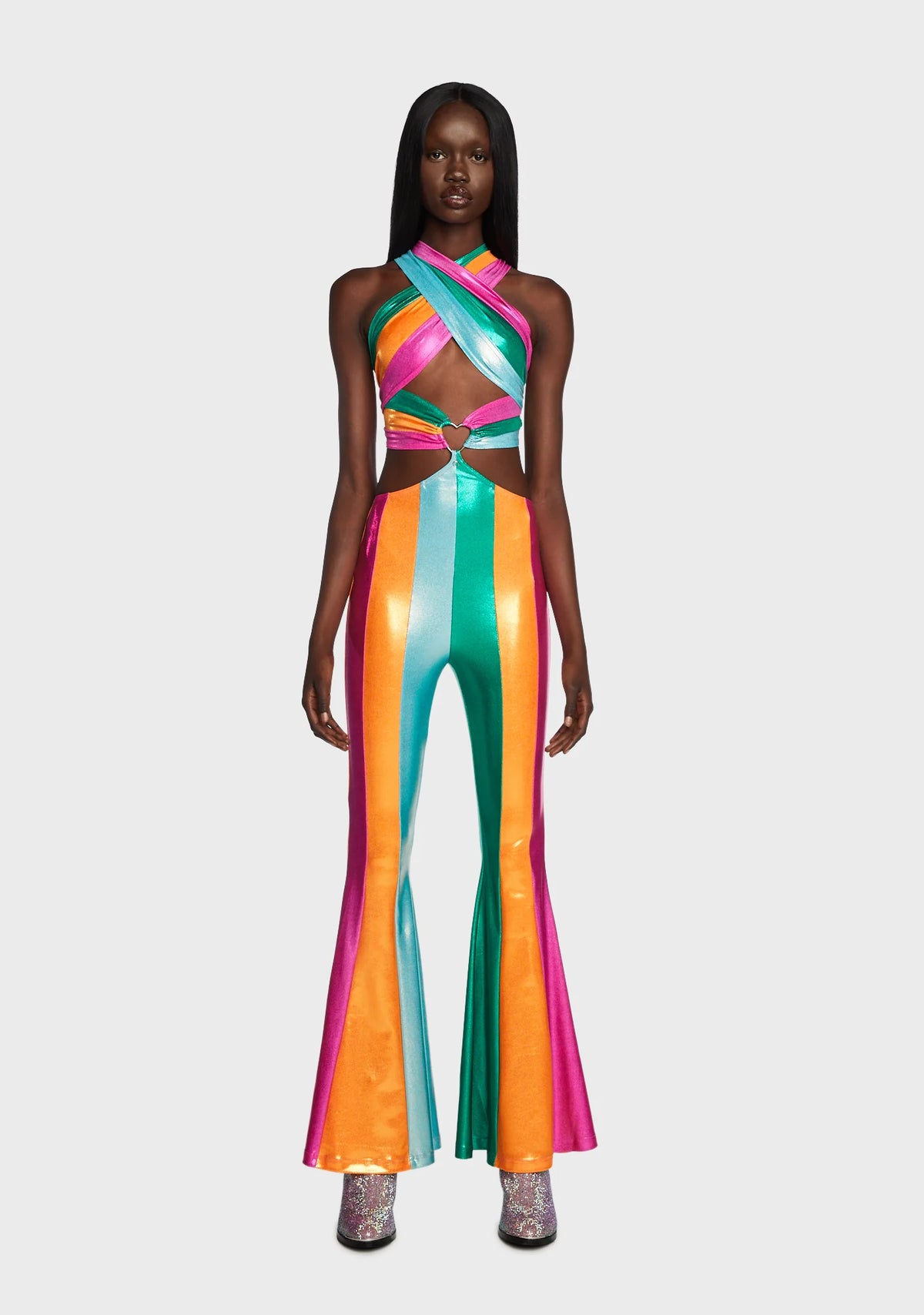 Circus Striped Jumpsuit