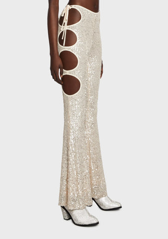 Showgirl Sequin Flares