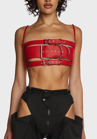 Daddy Belt Top - Red