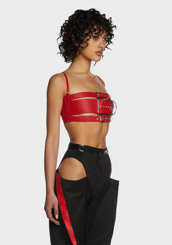 Daddy Belt Top - Red