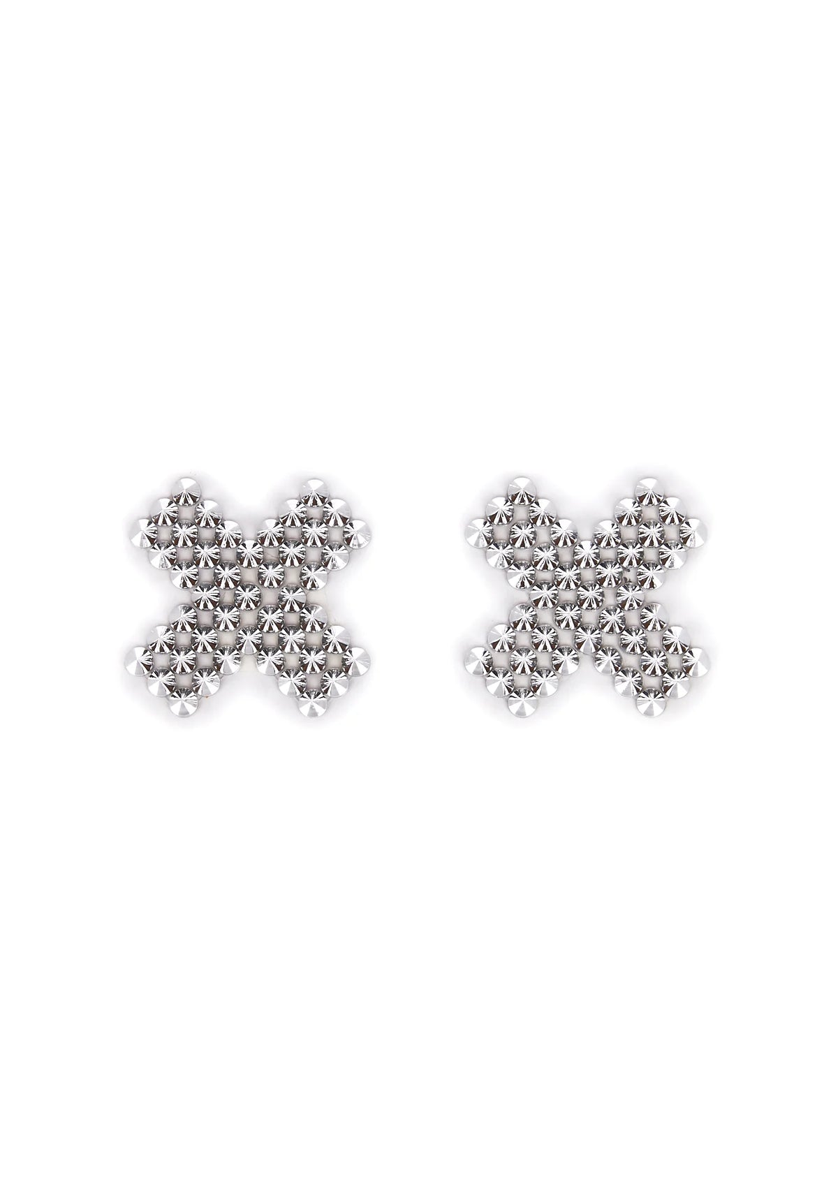 Silver SubZero Stud X Pasties