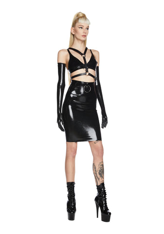 Vegan Leather O-Ring Harness