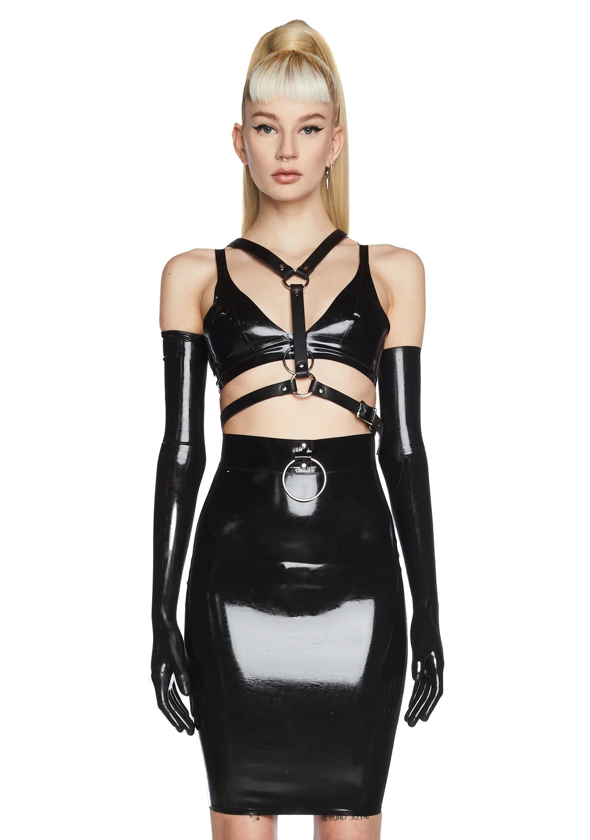 Vegan Leather O-Ring Harness