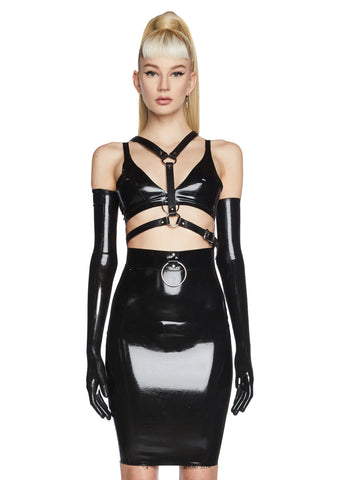 Vegan Leather O-Ring Harness