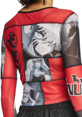 Make You Pay Mesh Top