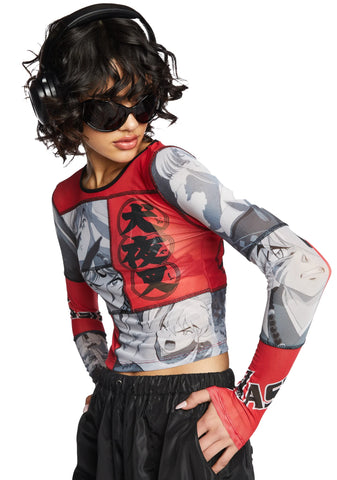 Make You Pay Mesh Top