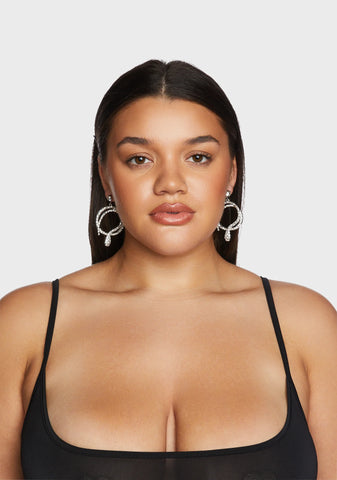 Mortal Coils Hoop Earrings