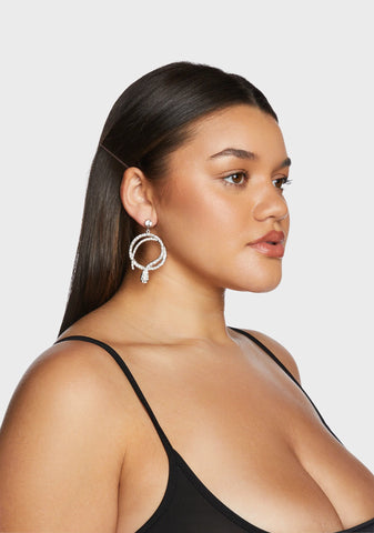 Mortal Coils Hoop Earrings