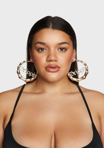 Come Through Hoop Earrings