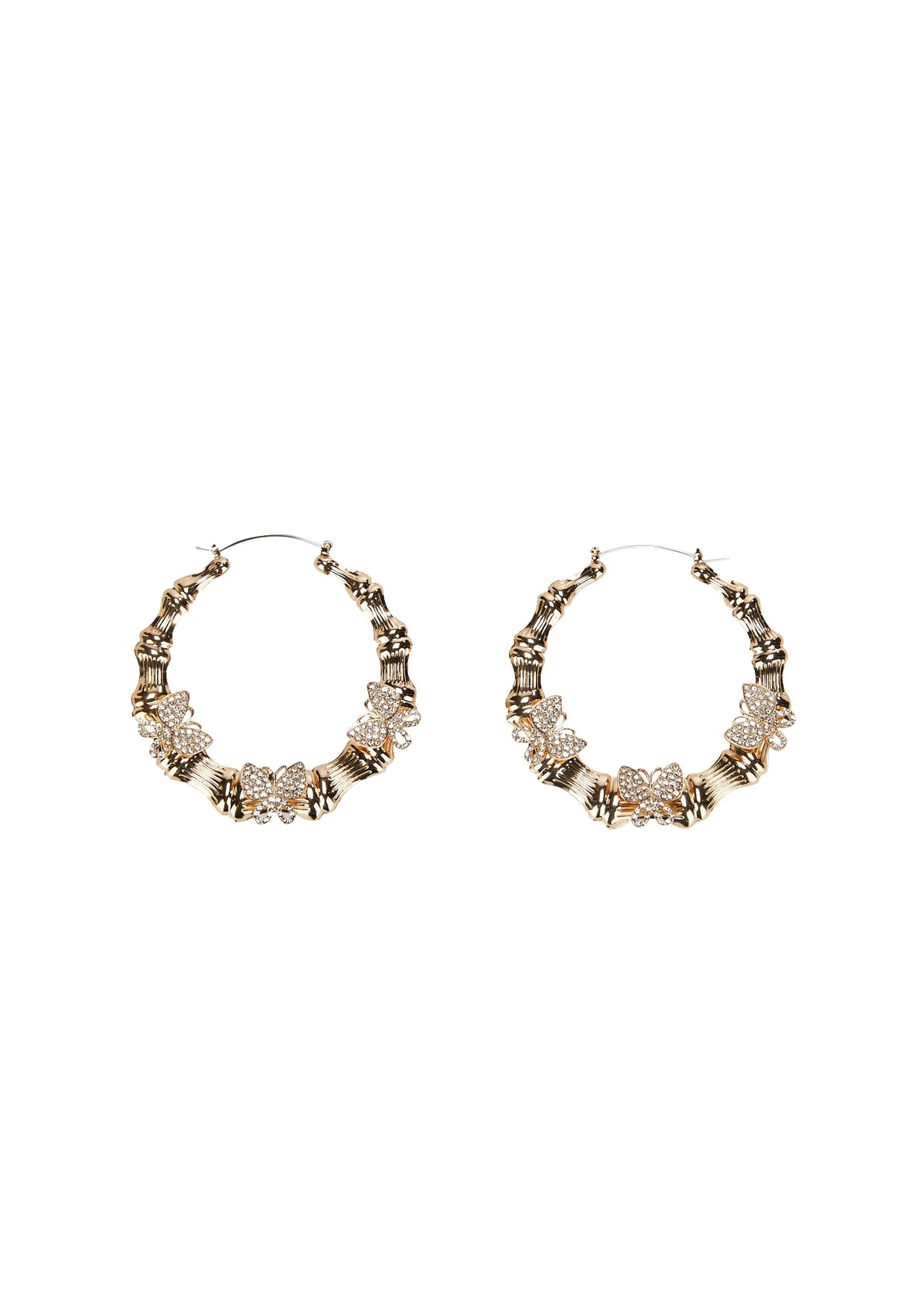 Observant Nature Hoop Earrings