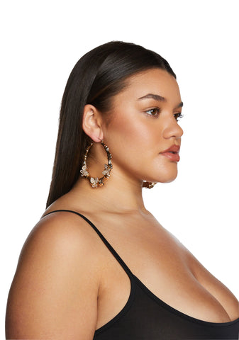 Observant Nature Hoop Earrings