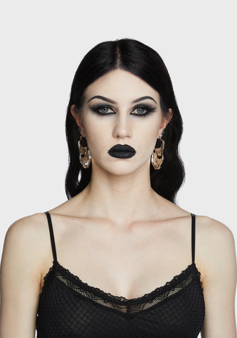 Hissed Off Pendant Earrings