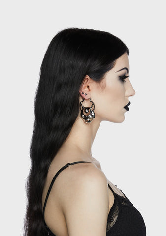 Hissed Off Pendant Earrings