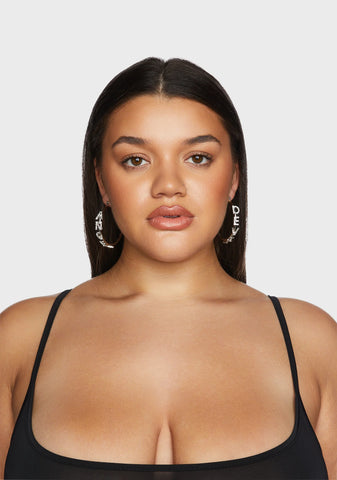 Pick Your Side Hoop Earrings