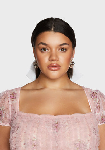 Words Hurt Drop Earrings