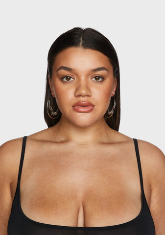 Holier Soul Hoop Earrings