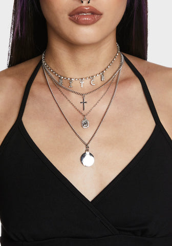 Baddie Business Layered Choker