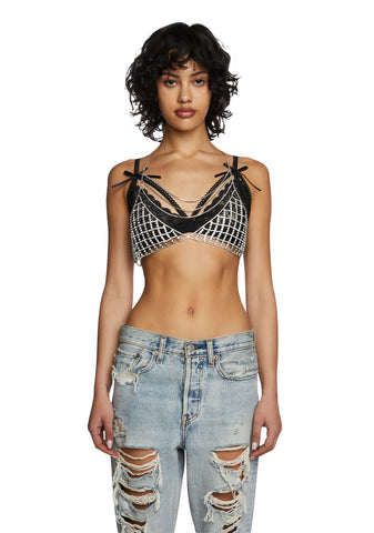 Night Glamour Jewel Bralette