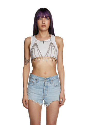 Modern Saint Chain Bralette