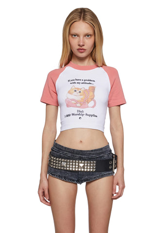 Kitty Kitty Raglan Tee