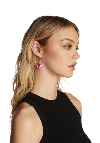 Disco Inferno Drop Earrings