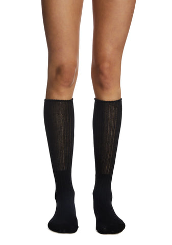 Midnight Flash Back Scrunch Socks