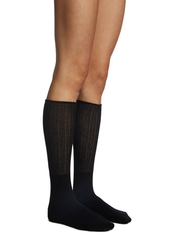 Midnight Flash Back Scrunch Socks
