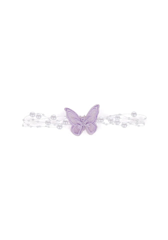 Lavender Fixated On Migration Butterfly Choker