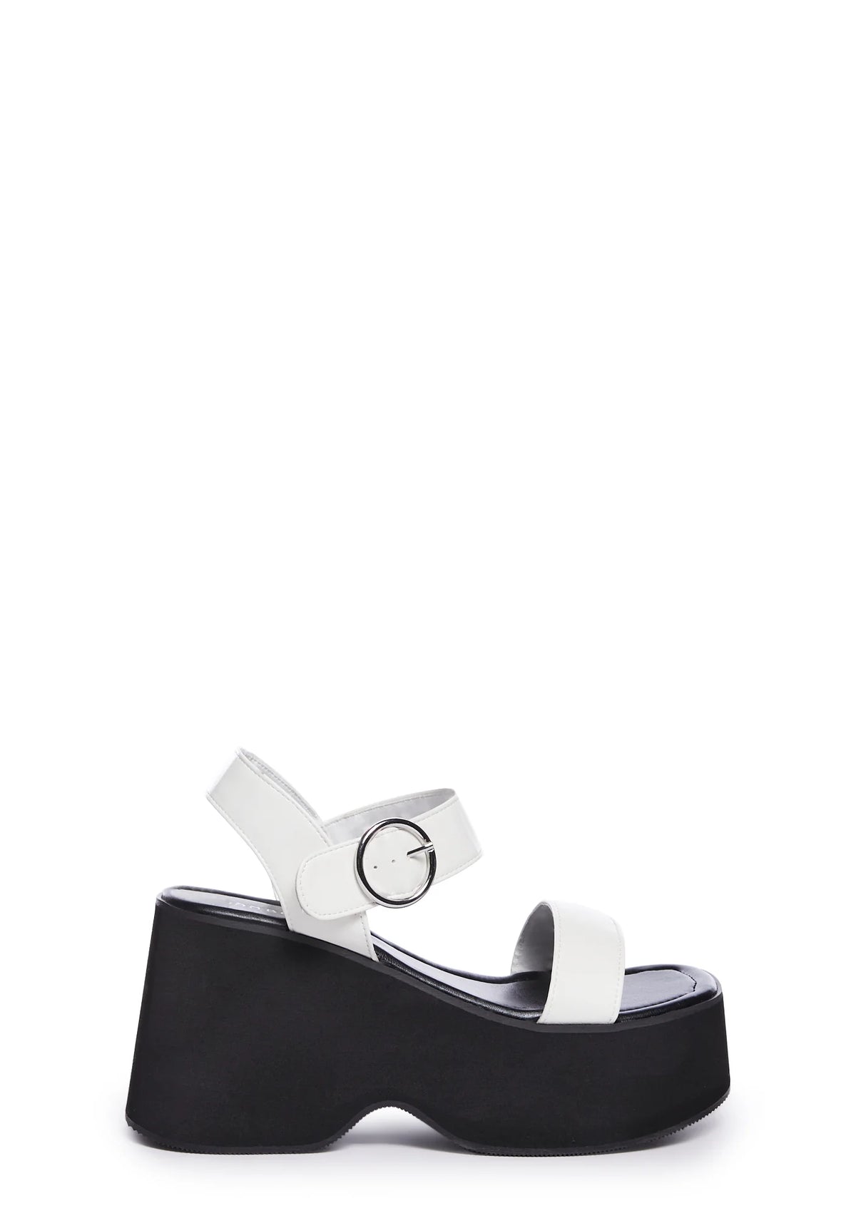 Take A Stroll Platform Sandals - White