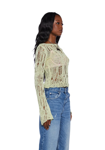 Cobweb Knit Sweater