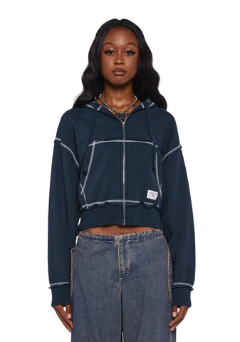 Shrunken Terry Hoodie