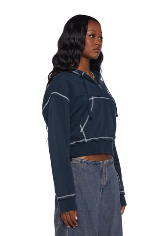 Shrunken Terry Hoodie