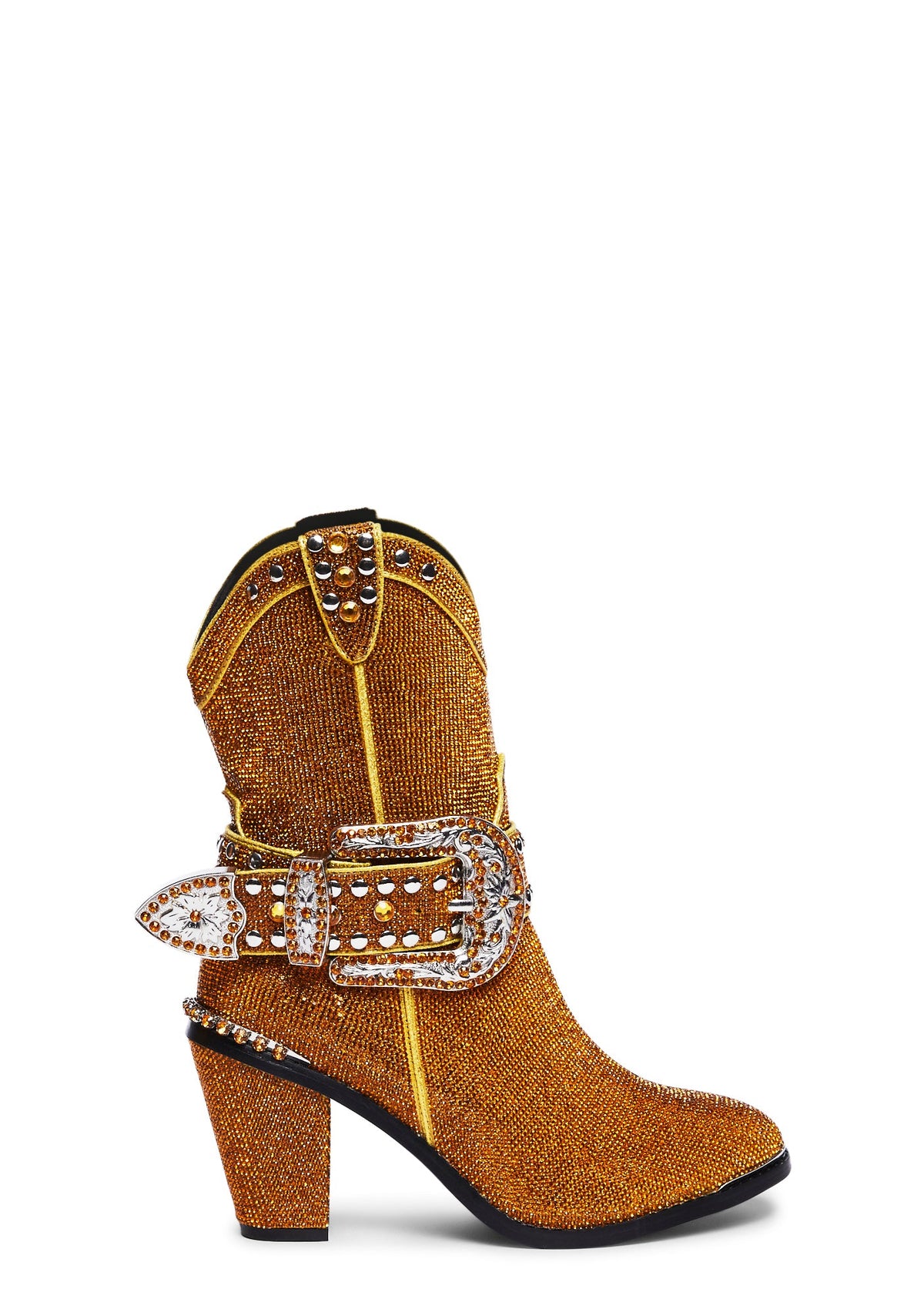 Sheriff Shine Cowboy Boots - Orange